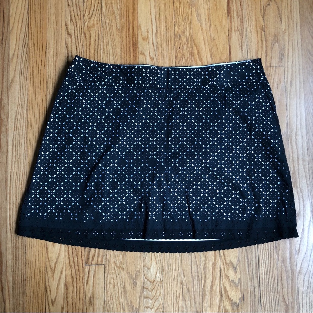 A Line Eyelet skirt